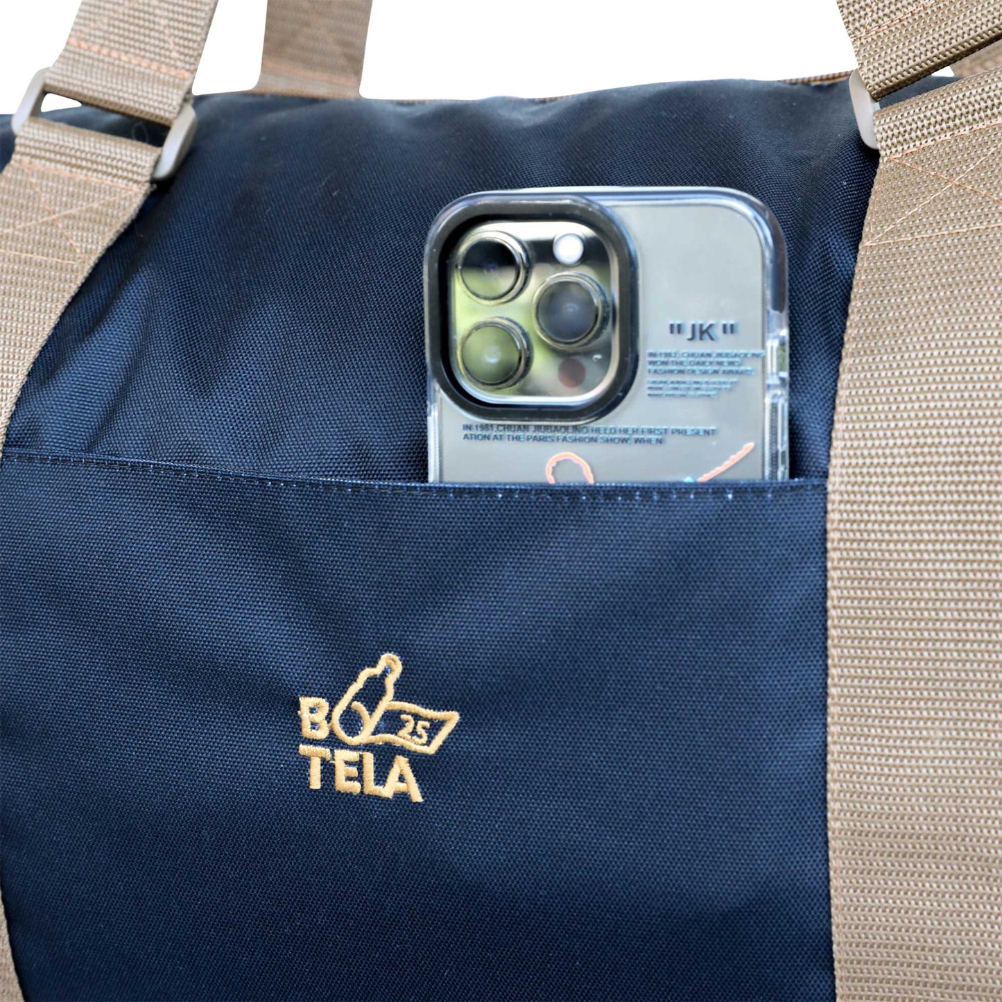 Bolso de viaje sustentable negro
