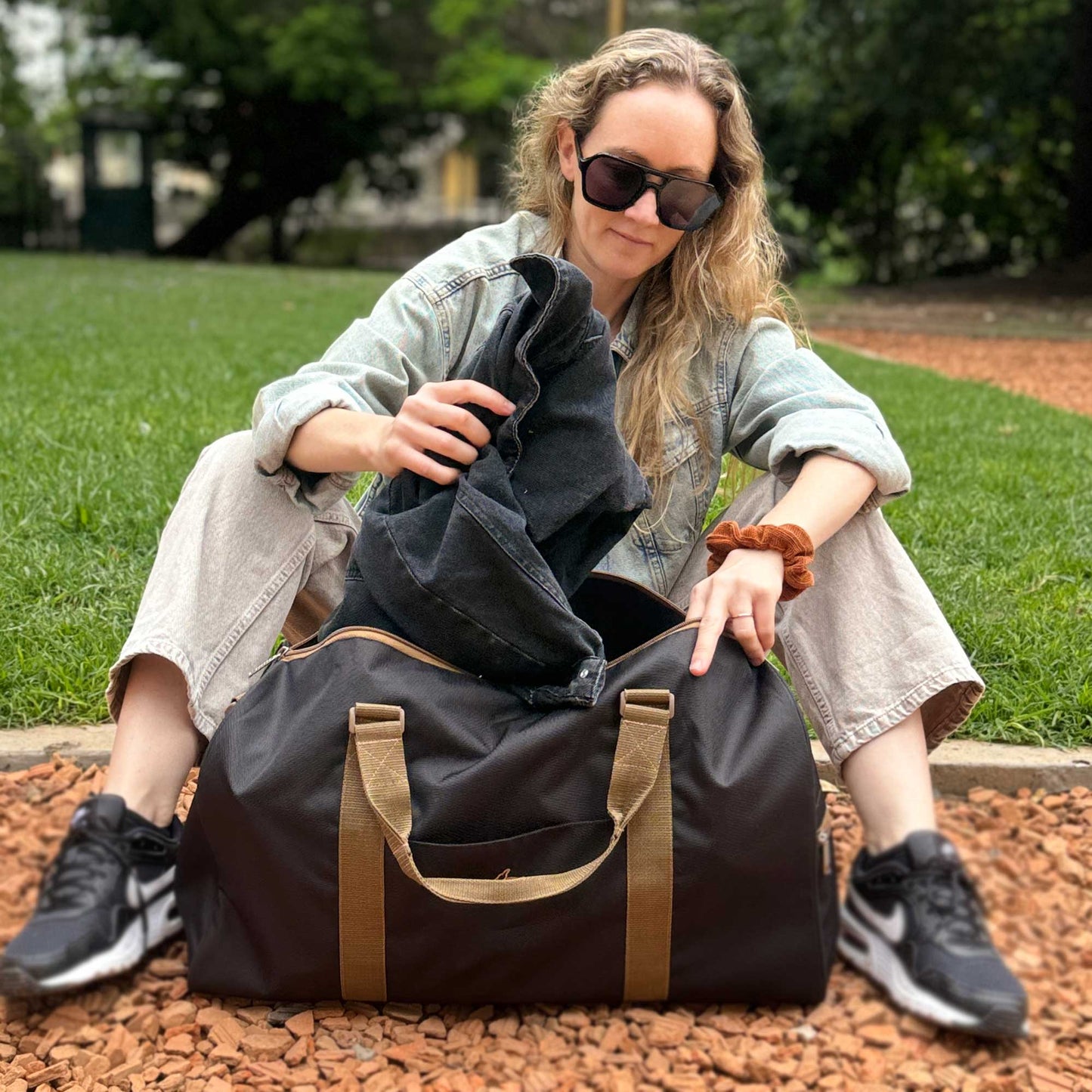 Bolso de viaje/deporte sustentable 55 lts