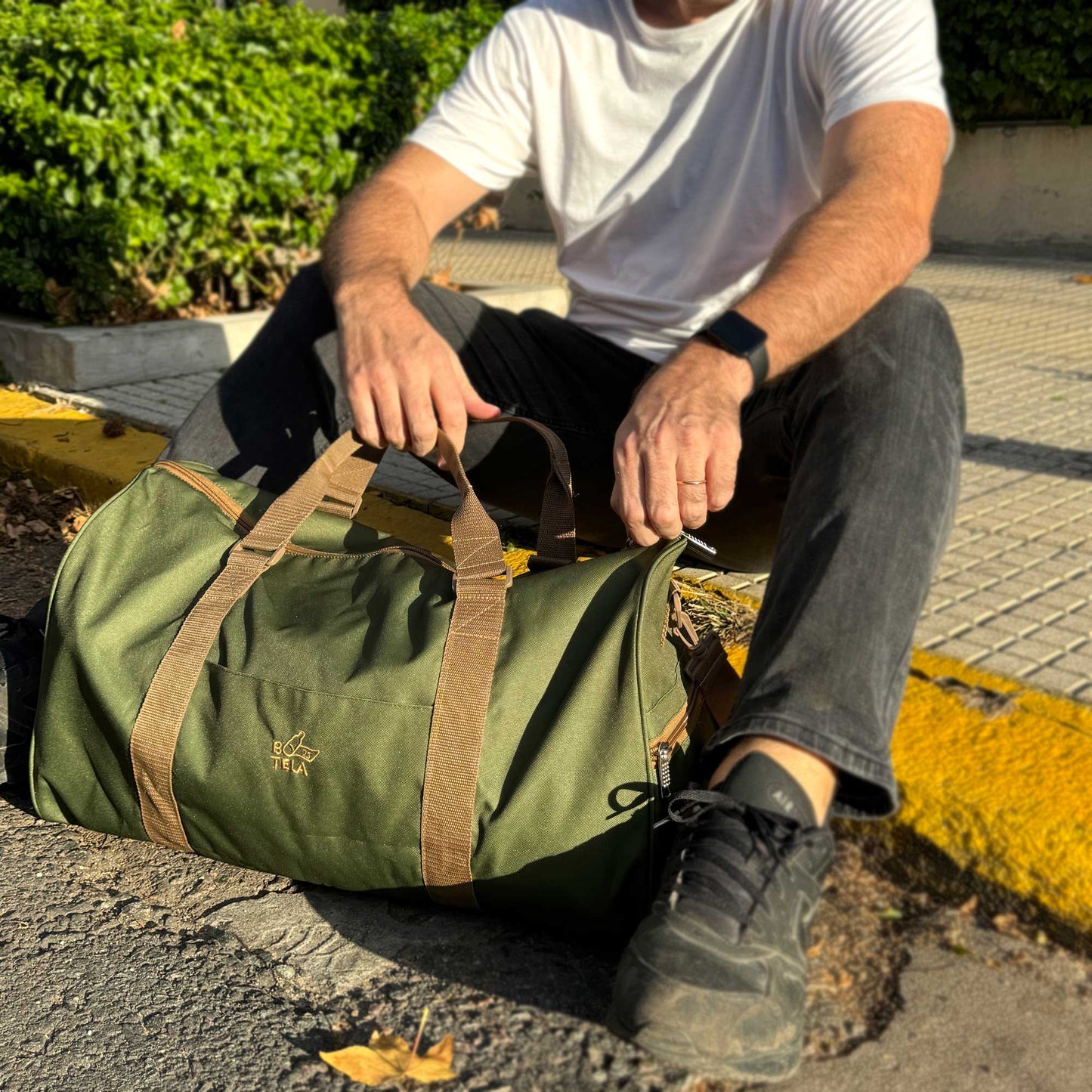 Bolso de viaje/deporte sustentable 55 lts