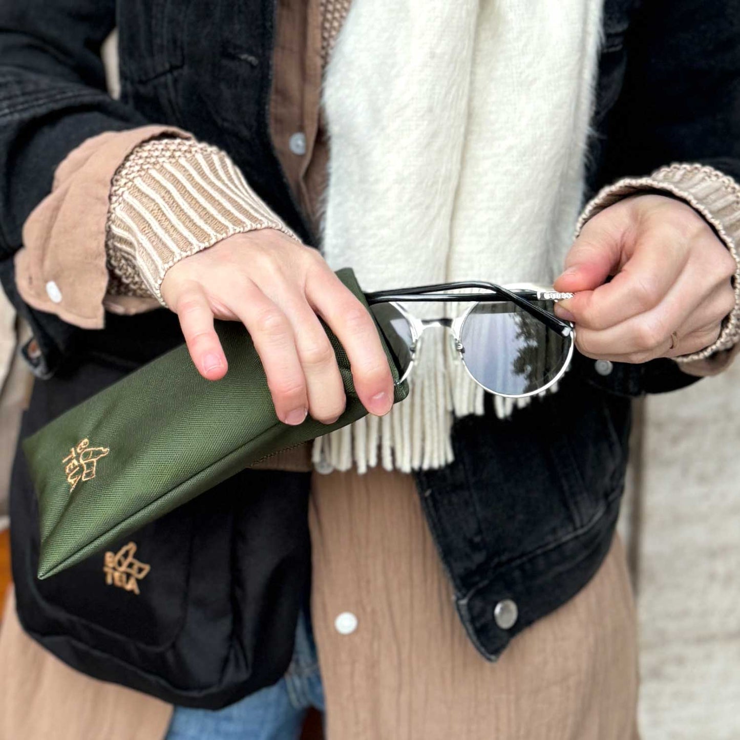 Estuche Porta lentes sustentable