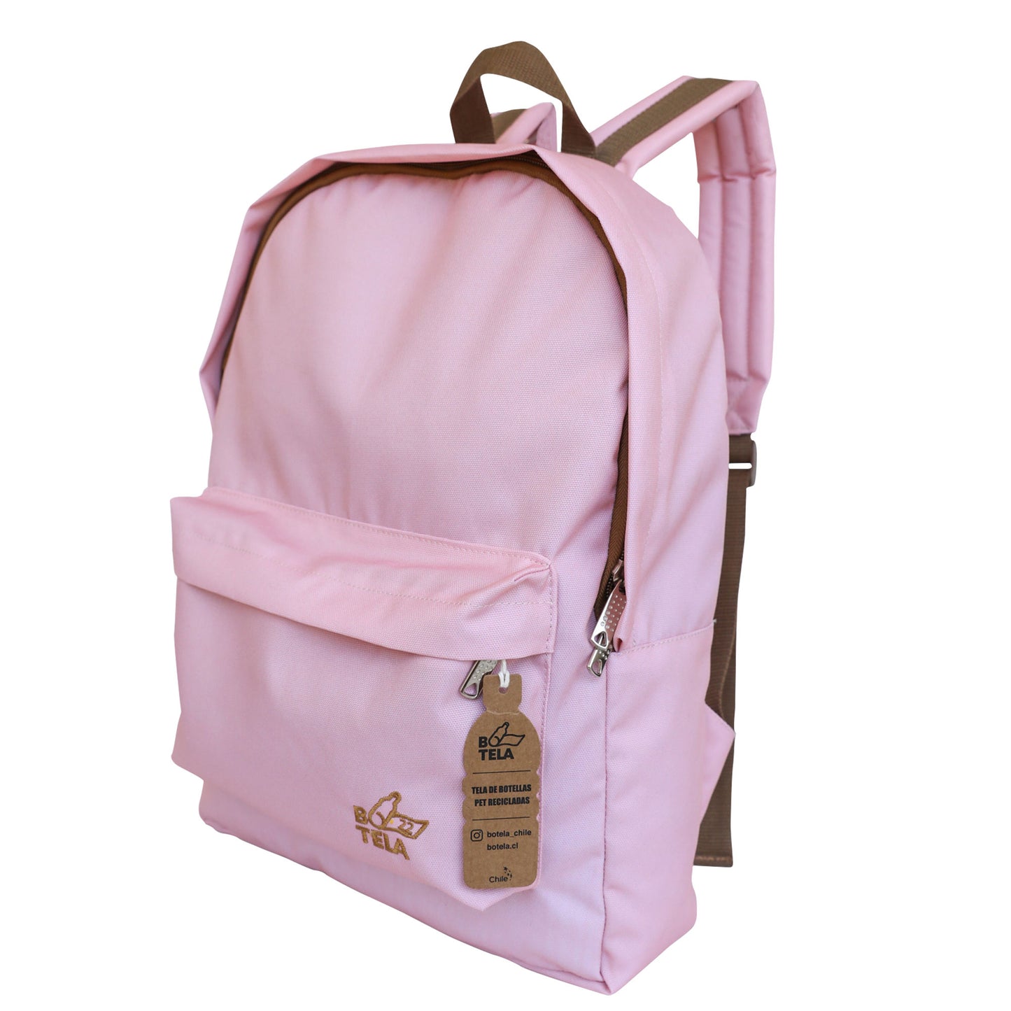 Mochila clásica sustentable rosada