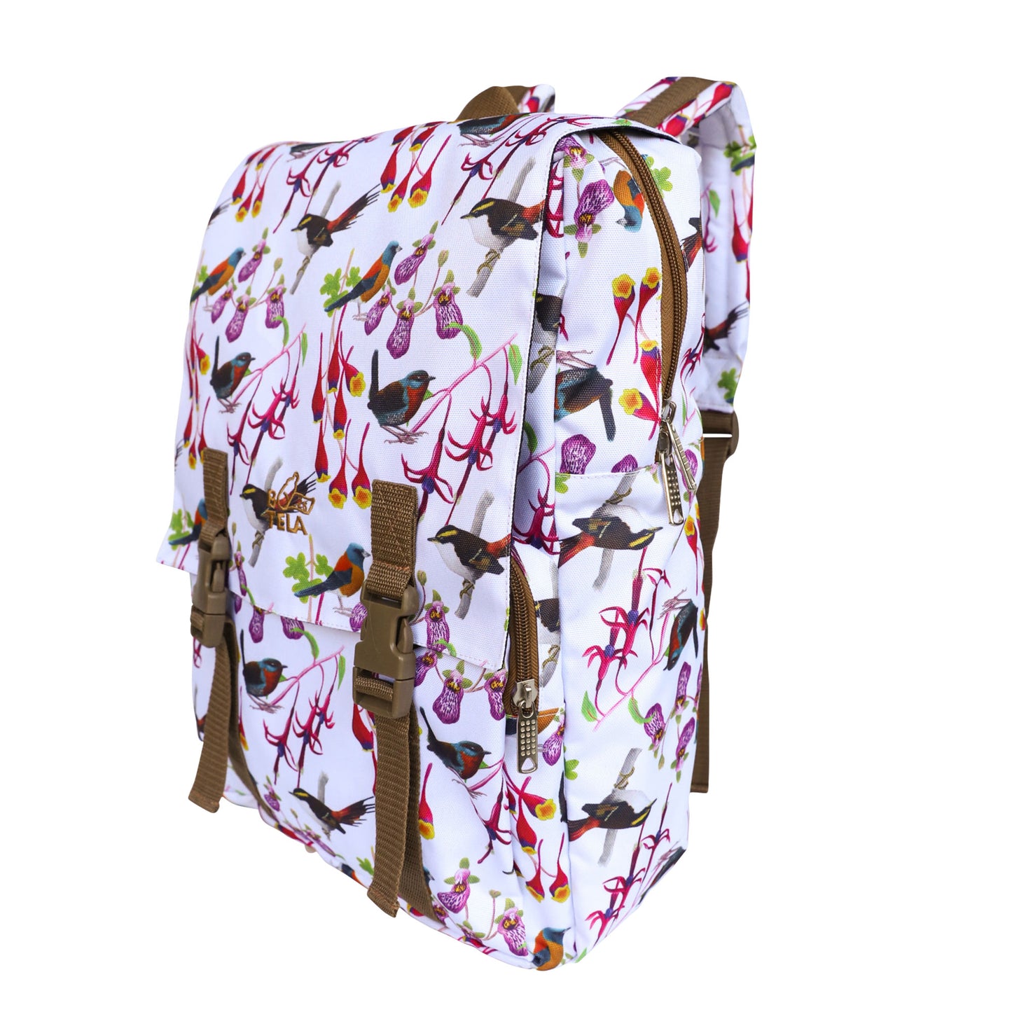 Mochila cuadrada sustentable para notebook 16 lts