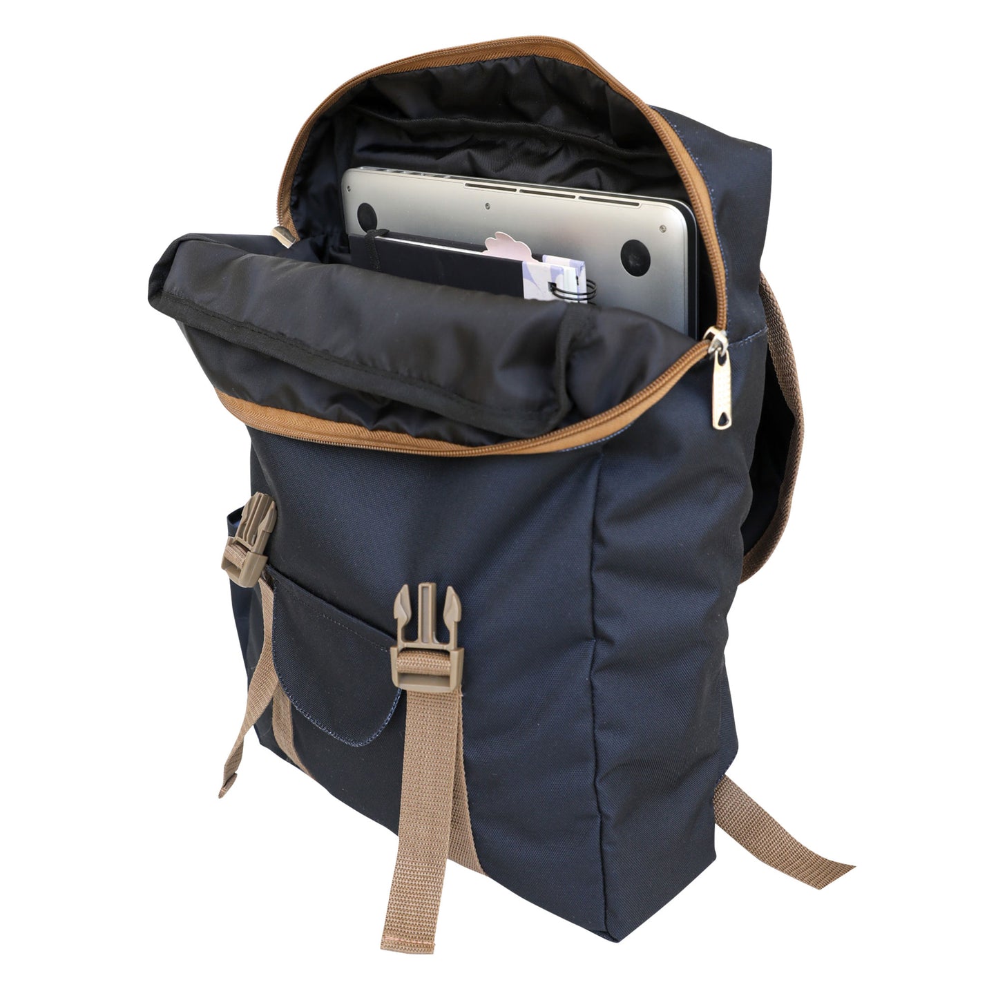 Mochila curva sustentable para notebook 12 lts