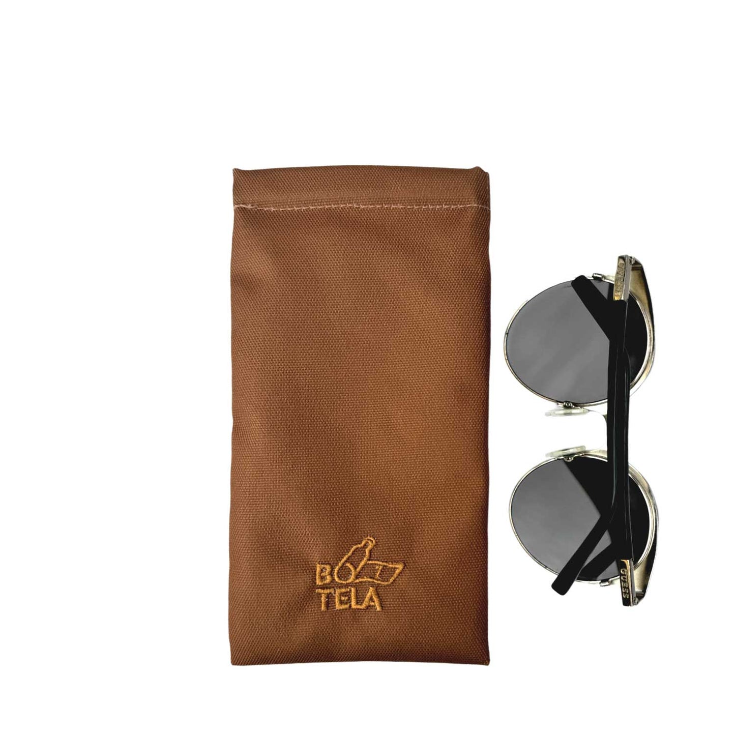 Estuche Porta lentes sustentable café