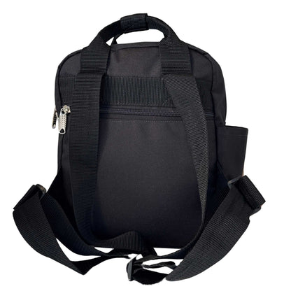 Mochila Cartera sustentable negra 7 lts