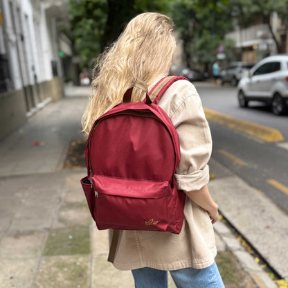 Mochila clásica escolar sustentable