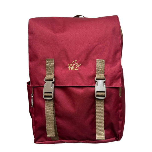 Mochila cuadrada sustentable para notebook 16 lts