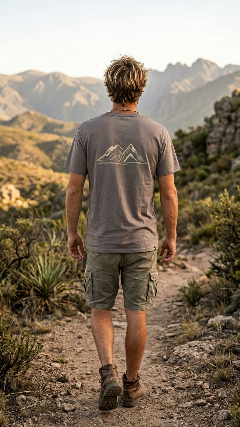 Polera sustentable unisex gris