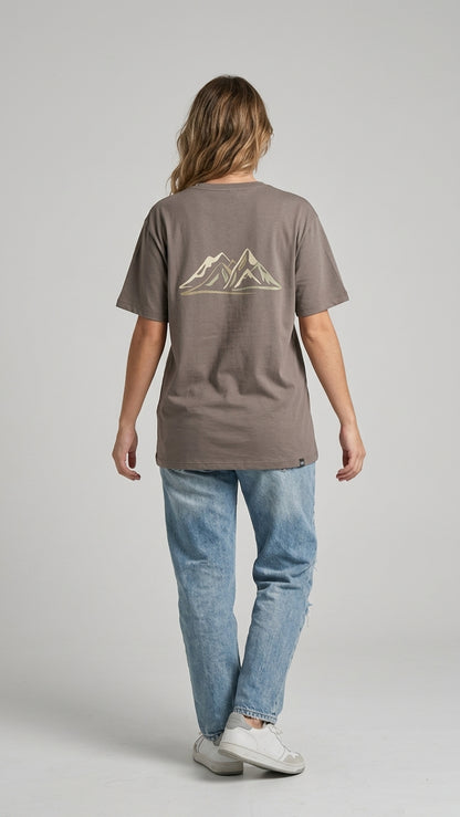 Polera sustentable unisex gris