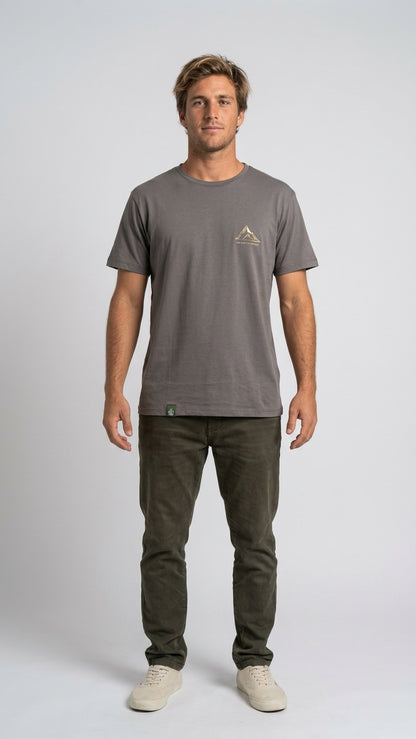 Polera sustentable unisex gris