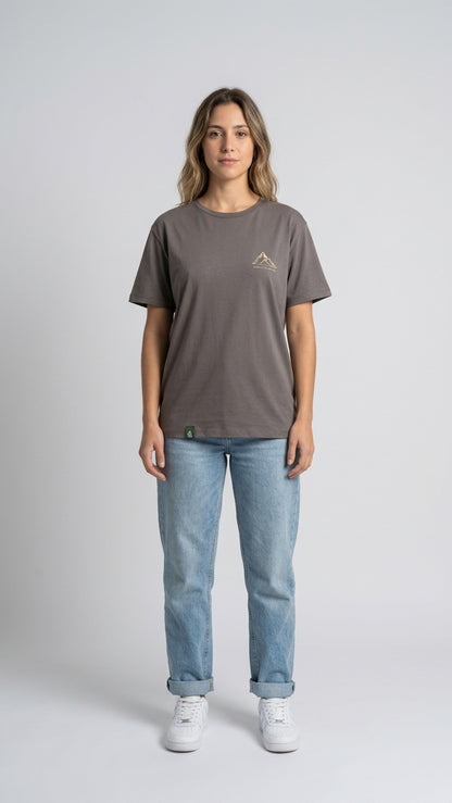 Polera sustentable unisex gris